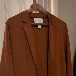 NWOT Carolina Belle Women's Tan Jacket Blazer Large
